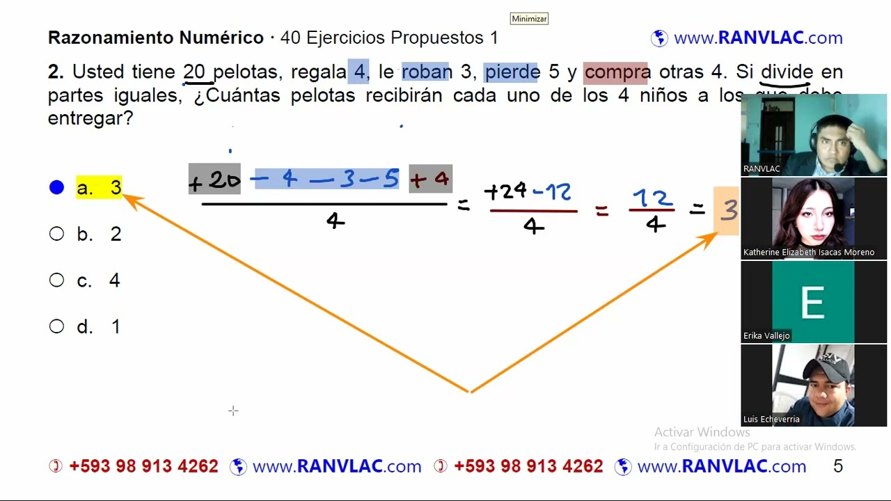 Razonamiento Numérico - 40 Ejercicios Propuestos 1