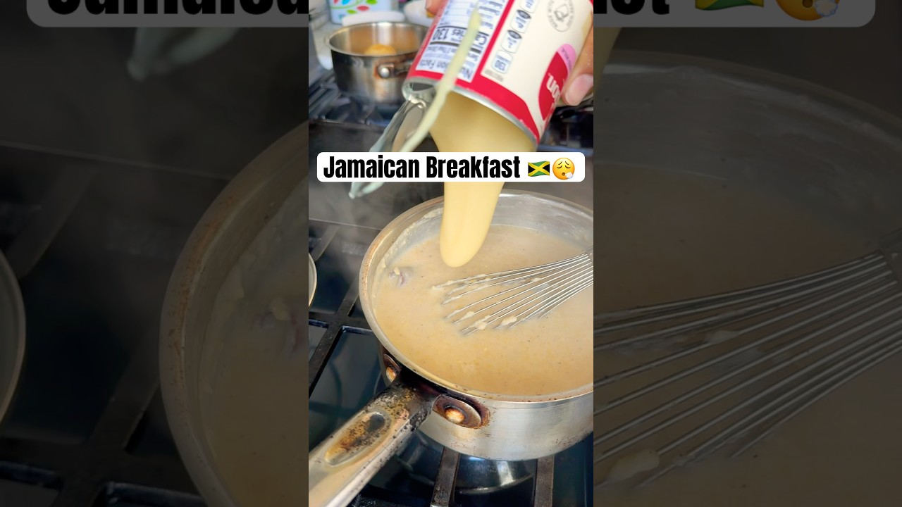 Jamaican breakfast hits the soul #shortsviral #jamaicanfood #cooking #homemade #breakfast #shorts
