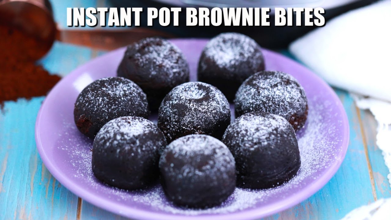 Instant Pot Brownie Bites - Sweet and Savory Meals