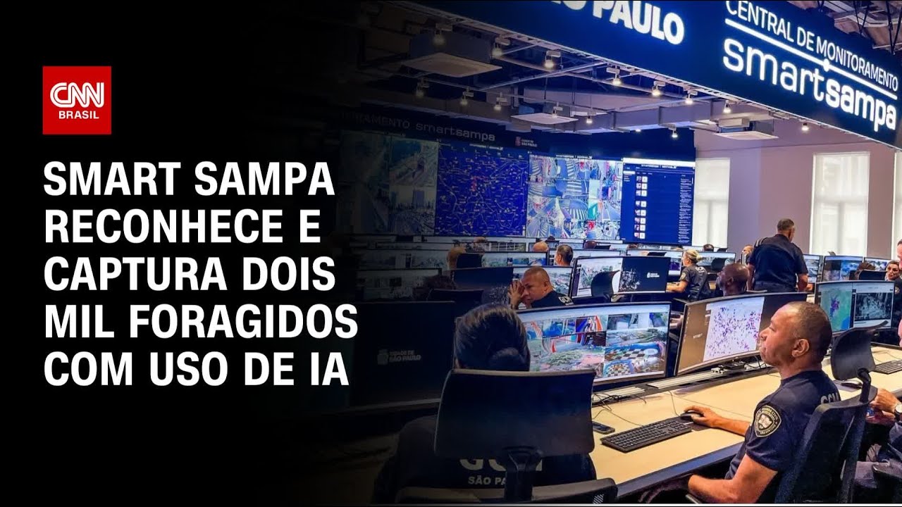 Smart Sampa alcan&ccedil;a marca de dois mil foragidos capturados | CNN PRIME TIME