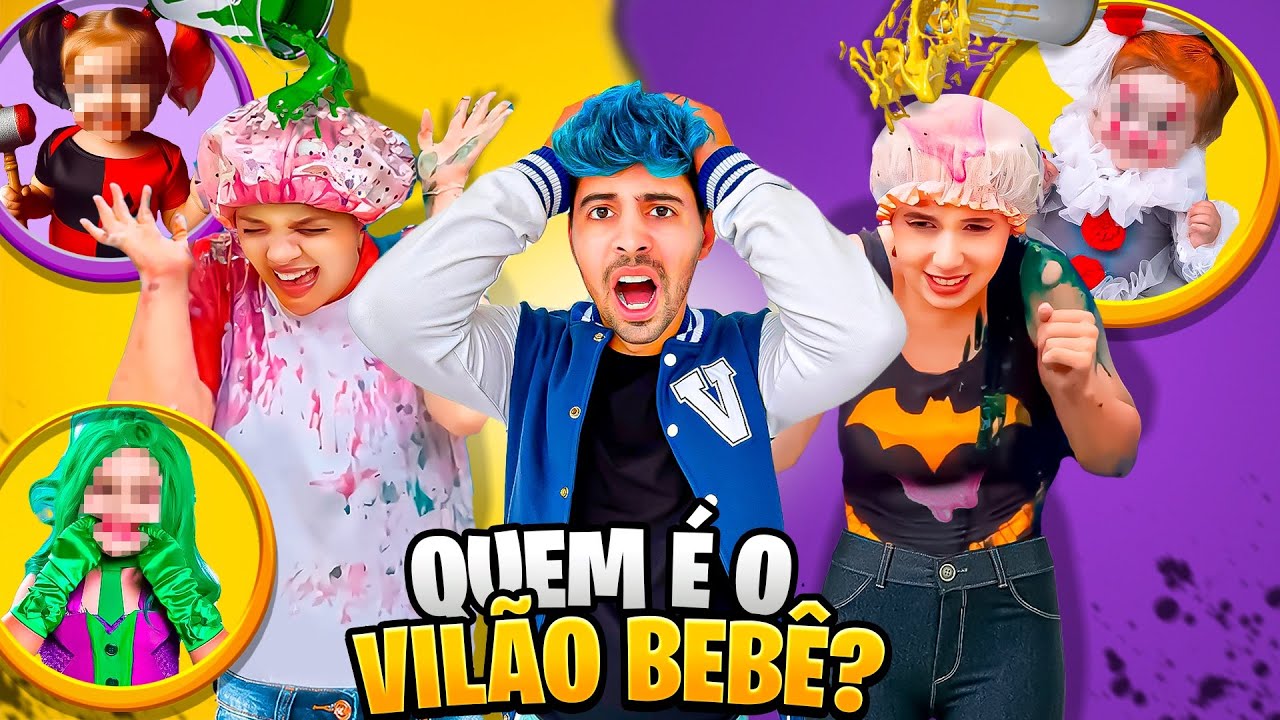 TENTE ADIVINHAR O VILÃO PELA FOTO DO BEBÊ!!