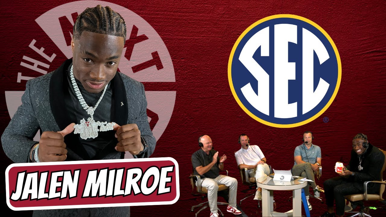 Alabama QB Jalen Milroe Sits Down with The Next Round at SEC Media Days