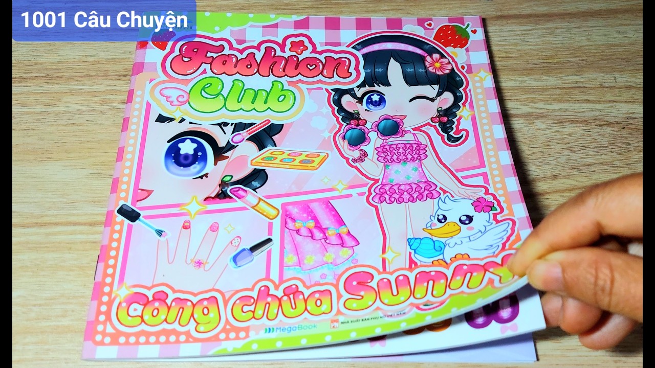 Милый дизайн наклейки с принцессой Санни из мультфильма &laquo;Спящая красавица&raquo;, где ей делают маникюр...