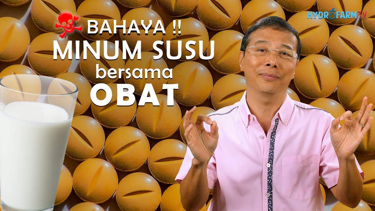 BAHAYA MINUM SUSU BERSAMA OBAT