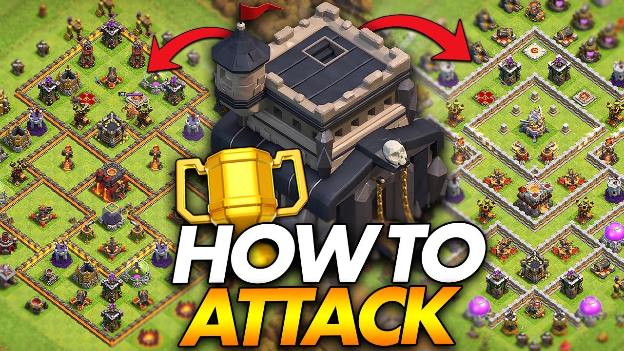 How to Attack Popular Pushing Bases as a TH9 | Clash of Clans