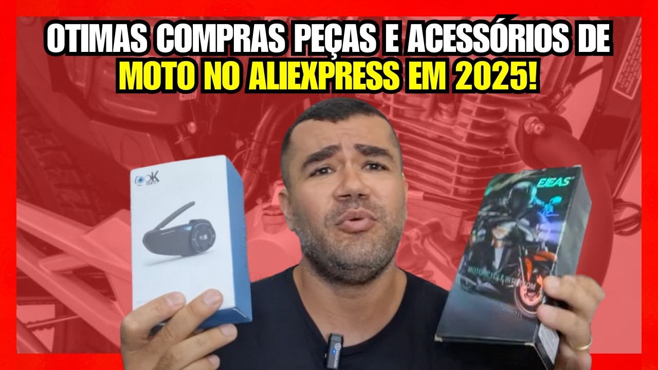OTIMAS COMPRAS PE&Ccedil;AS E ACESS&Oacute;RIOS DE MOTO NO ALIEXPRESS EM 2025!