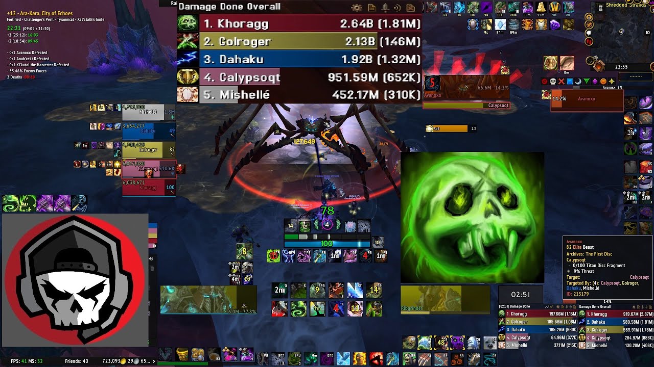 Ara-Kara, City of Echoes 12+ | 1.81M DPS Unholy DK M+ | World of Warcraft War Within S1