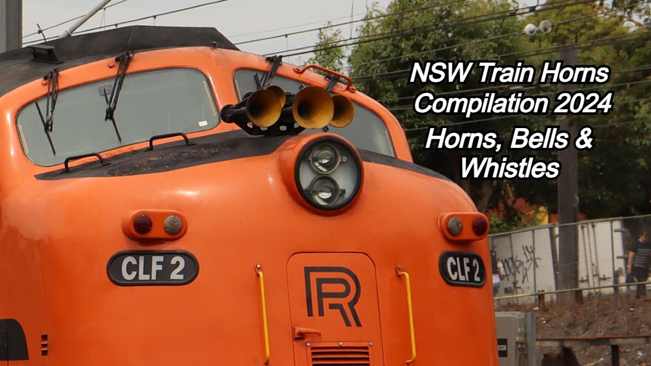 NSW Train Horns Compilation 2024 | Australian Train Horns