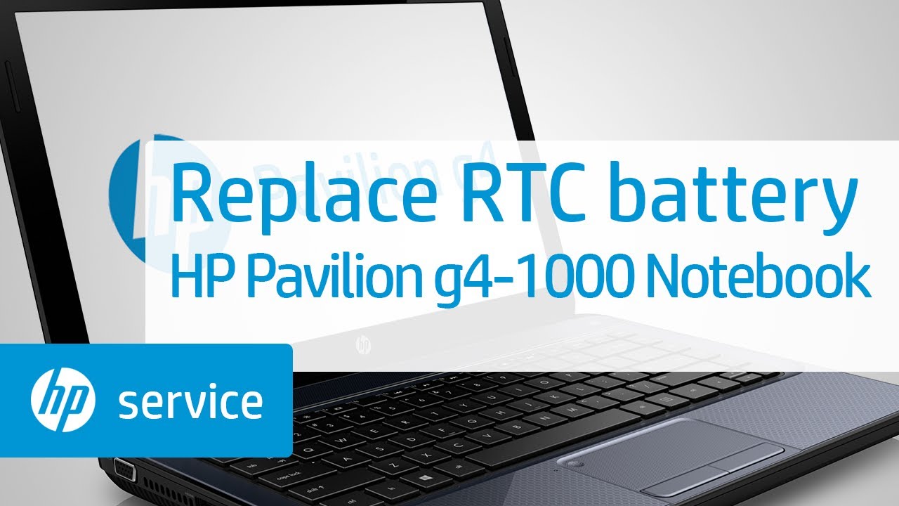 Replace the RTC battery | HP Pavilion g4-1000 Notebook | HP Support