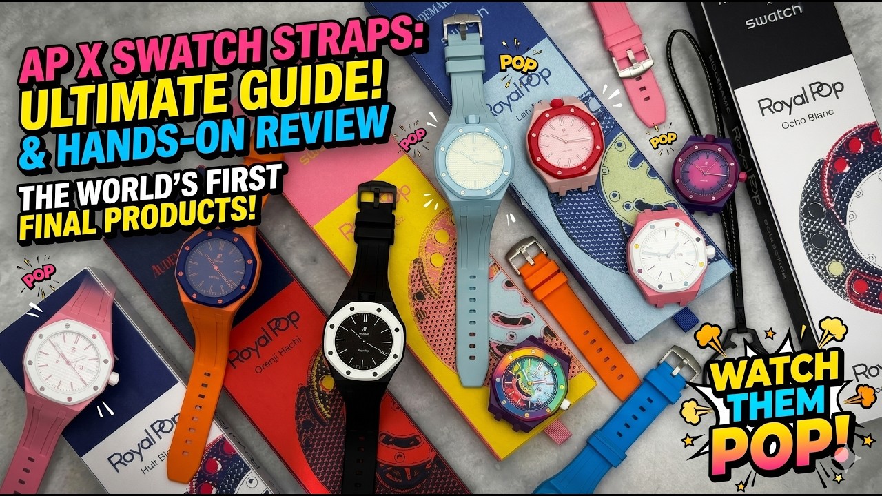 AP &times; Swatch Royal Pop на запястье &ndash; ремешок и футляр. Решение для самого ожидаемого события 2026 ...