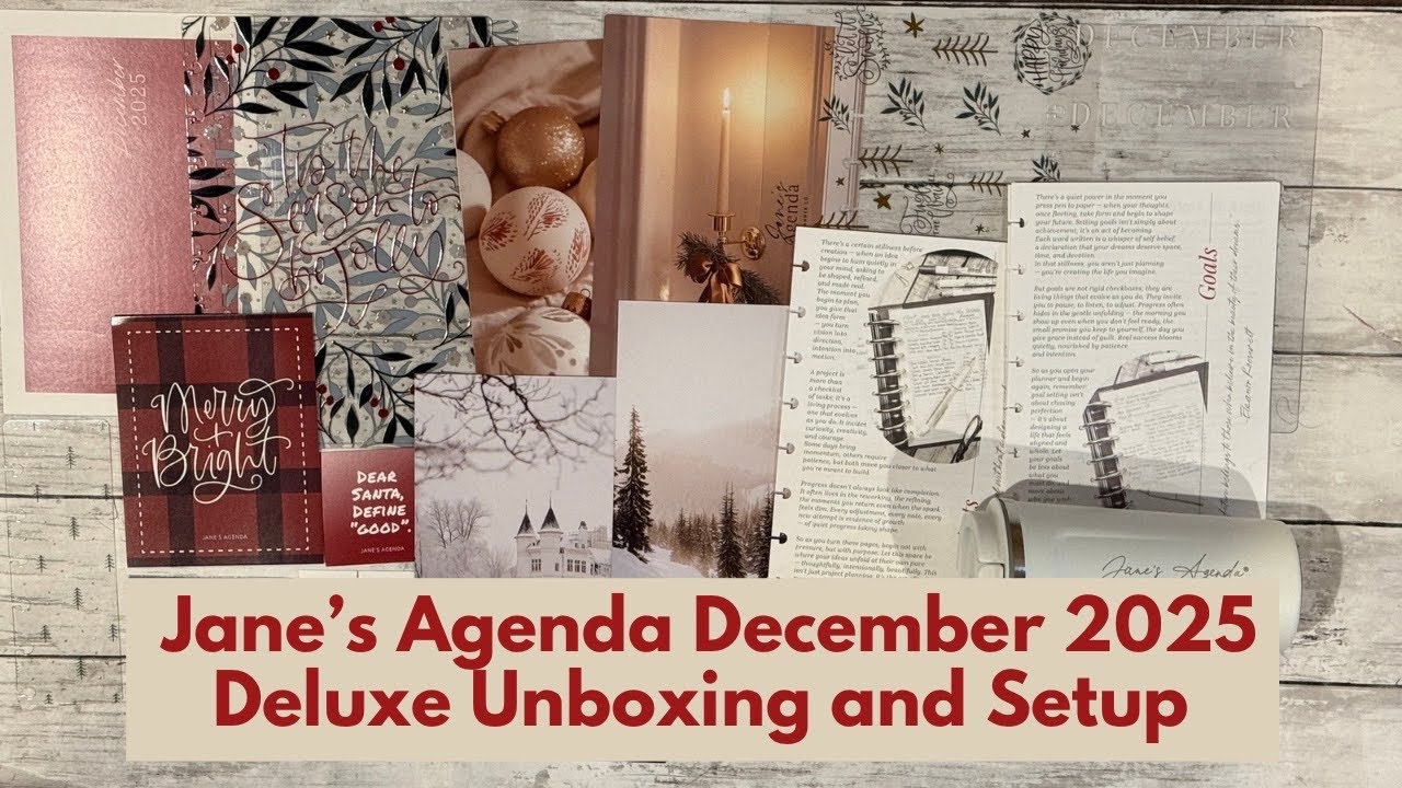 Unboxing and setup of Jane’s Agenda December 2025 Deluxe Subscription Box  @JanesAgenda 