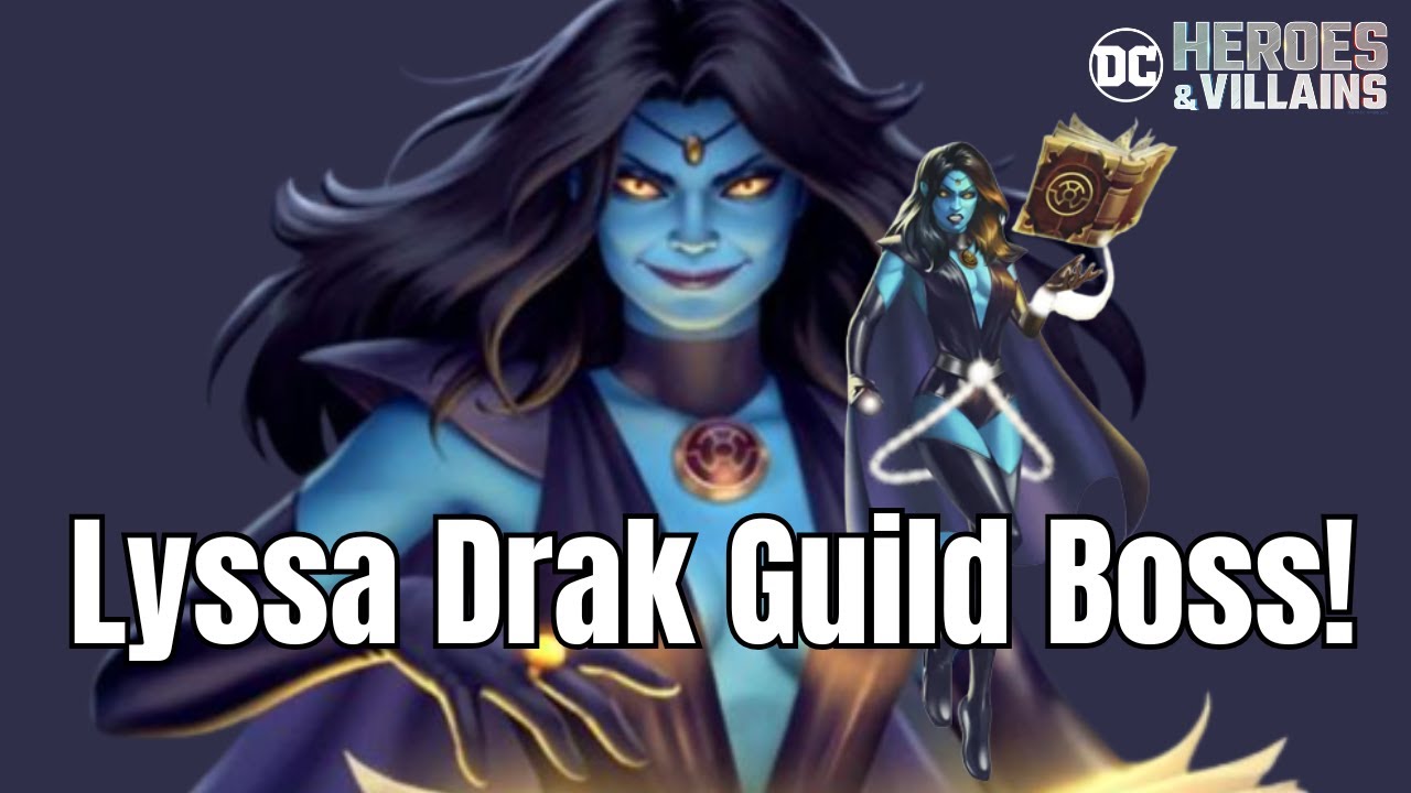 DC Heroes & Villains: Lyssa Drak Raid Boss - Full Gameplay