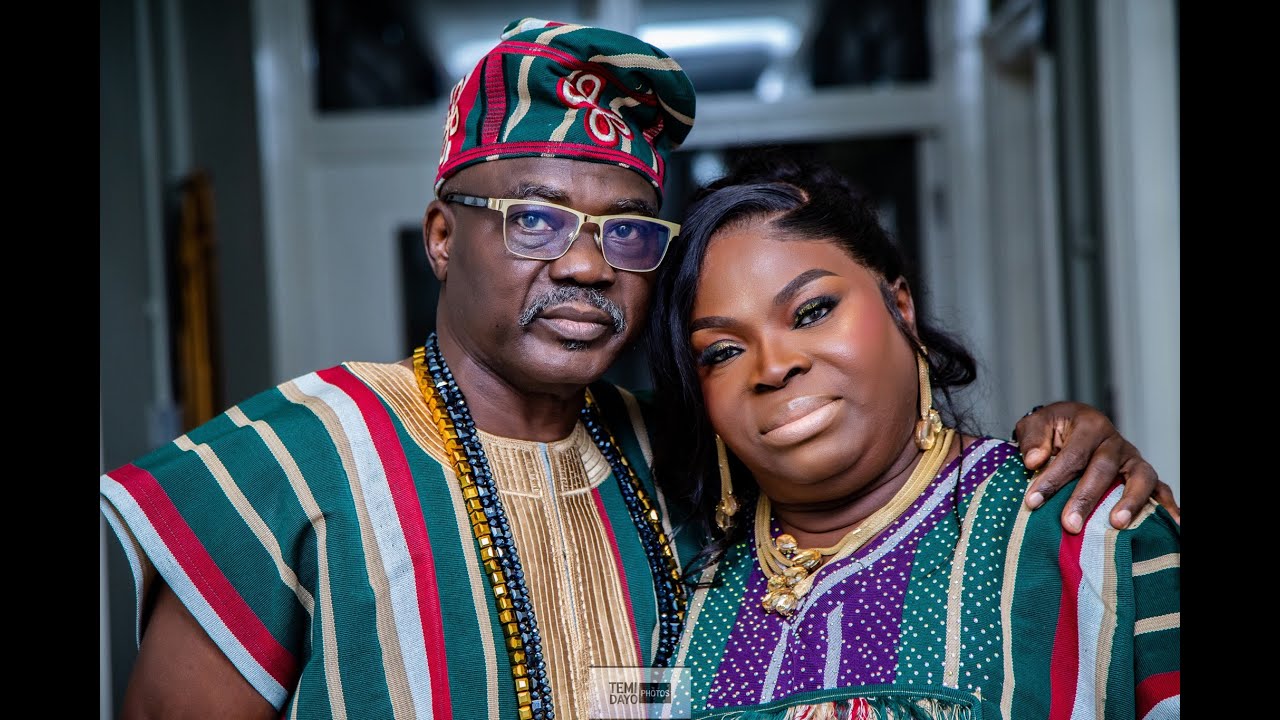 CELEB 60 YEARS OF GRACE THEMED: YORUBA PARTY AS OLATOYIN OSHOSANYA CELEB  pt 1 with  Kunle Trinity