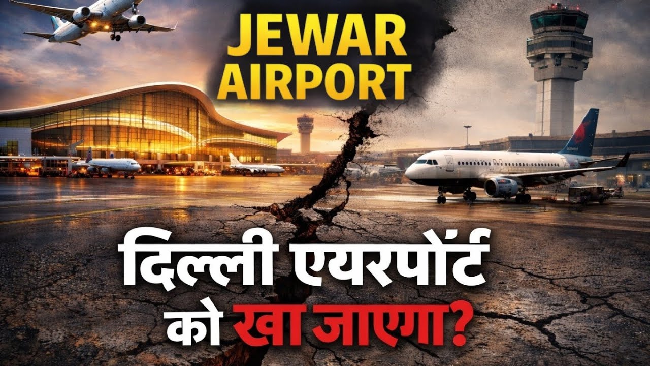 क्या JEWAR Airport दिल्ली एयरपोर्ट को खा जाएगा? | India’s Biggest Aviation Game