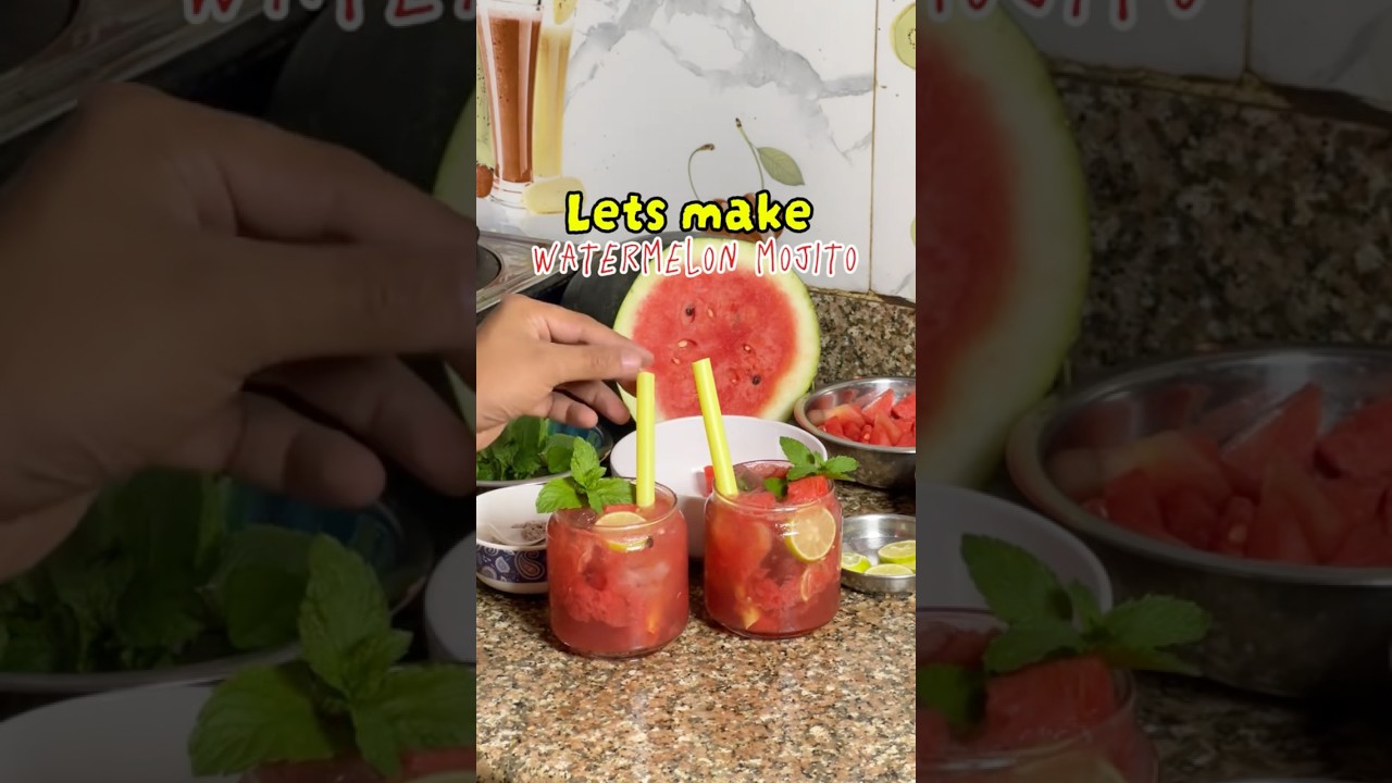 Watermelon mojito 🍉🍹 
