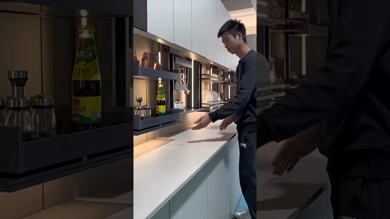 Unlock the Future of Kitchens: Touchless Smart Cabinets with Sensor Technology!