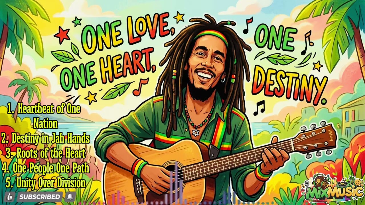 “ONE LOVE, ONE HEART, ONE DESTINY” | Bob Marley | ☘️REGGAE VIBES☘️ | MixMusic🎶 | Subscribe👍|