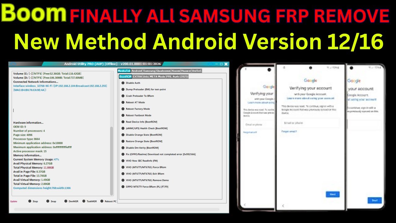 Don't Pay Money! ❌ Samsung FRP Unlock Free Tool | Android 15/16 Support