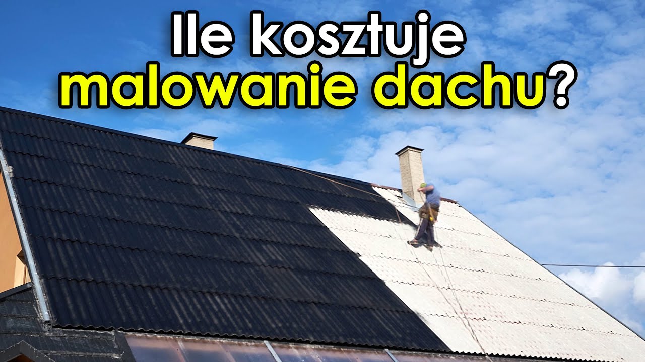 Ile kosztuje malowanie dachu? Cena za m2 - 2024 r.