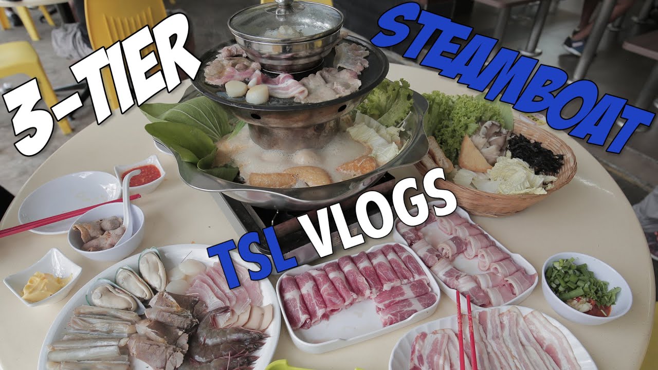 A THREE TIER STEAMBOAT FOUND IN SINGAPORE! | TSL Vlogs