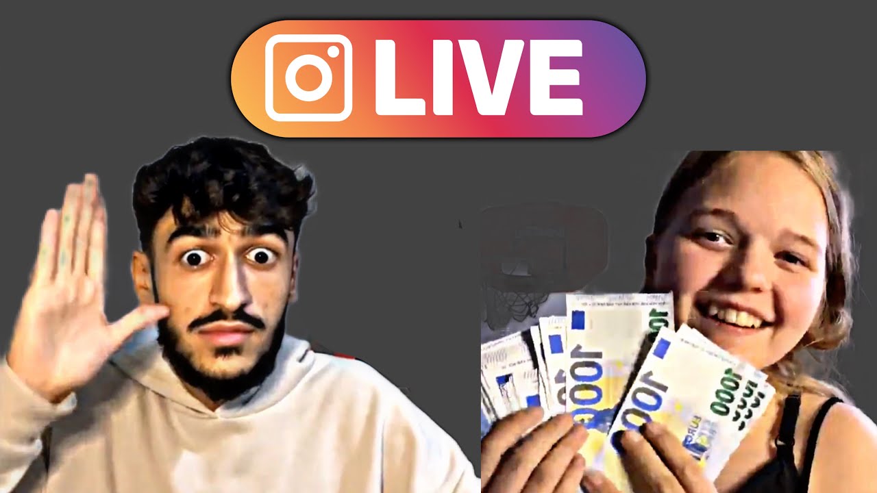 instagram live 😭😍