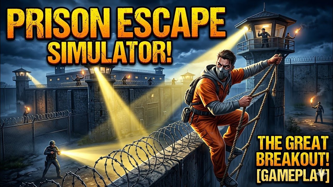 PRISON ESCAPE SIMULATOR PART 6 ციხიდან გავიქეცით