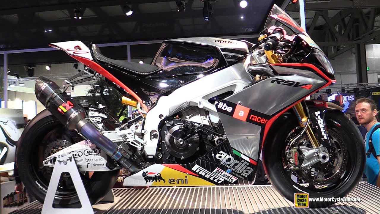 2014 Aprilia RSV4 Racing Bike - Superbike Champion - Walkaround  - 2014 EICMA Milan Motorcycle Show