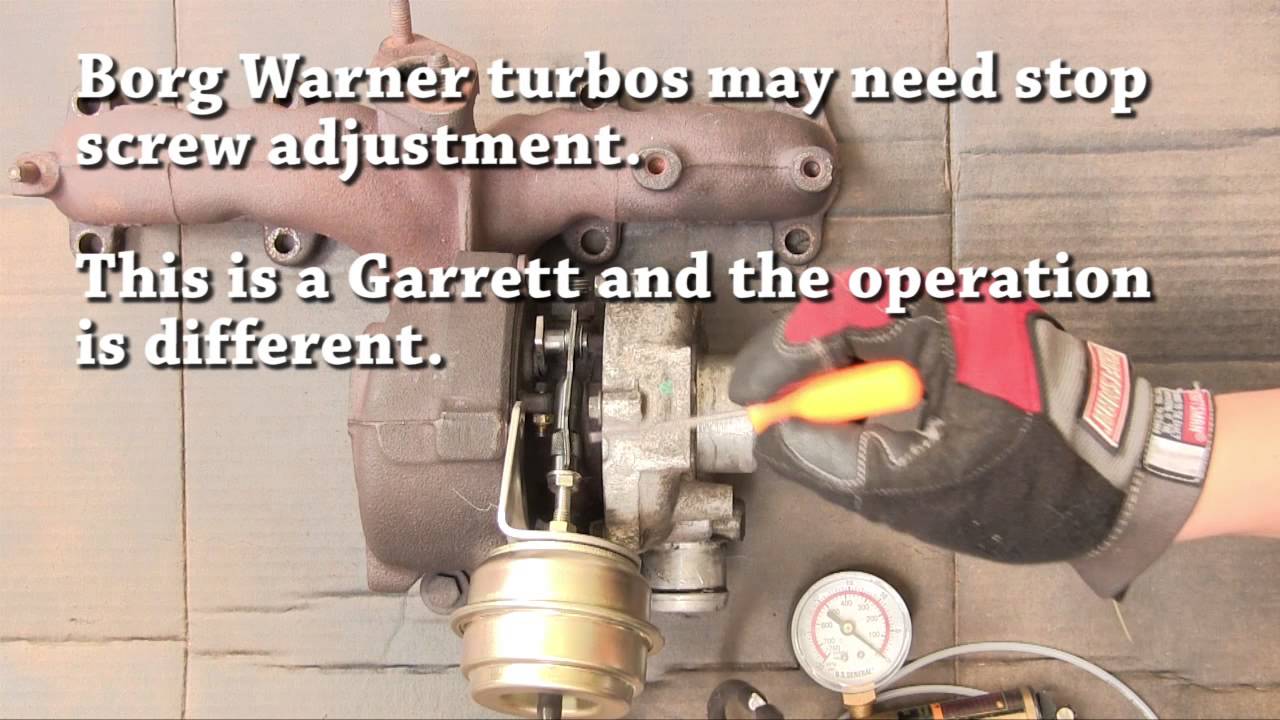 Тестирование и замена привода TDI VNT для турбокомпрессора Garrett VNT 15
