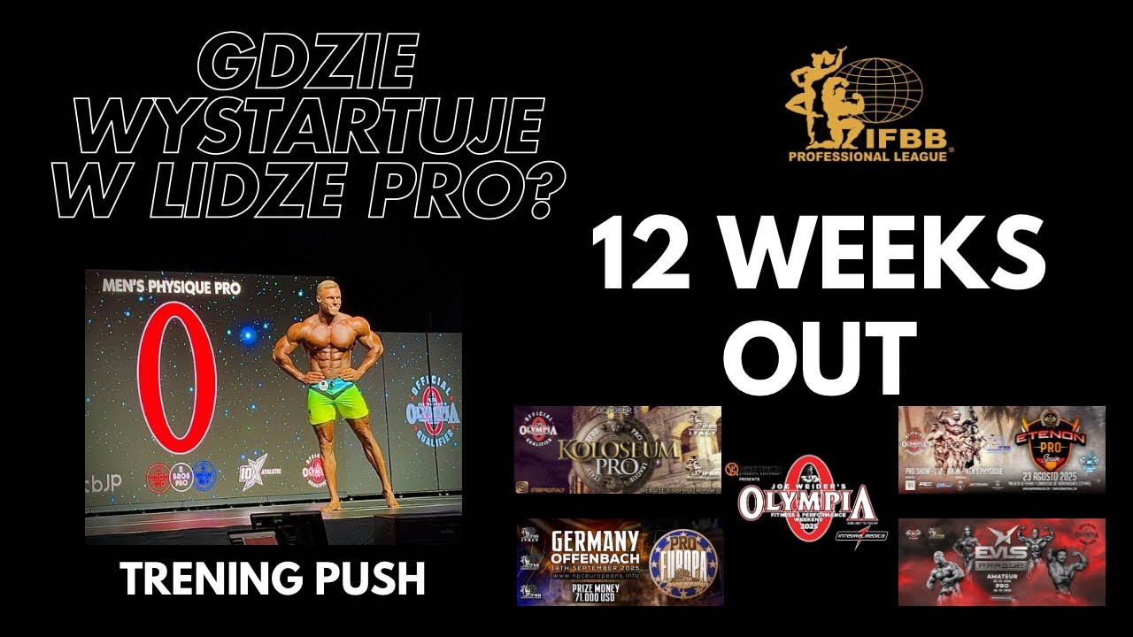 UJAWNIAM GDZIE STARTUJE W LIDZE PRO! - TRENING PUSH - 160kg na BARKI??- DYMARSHOW2025