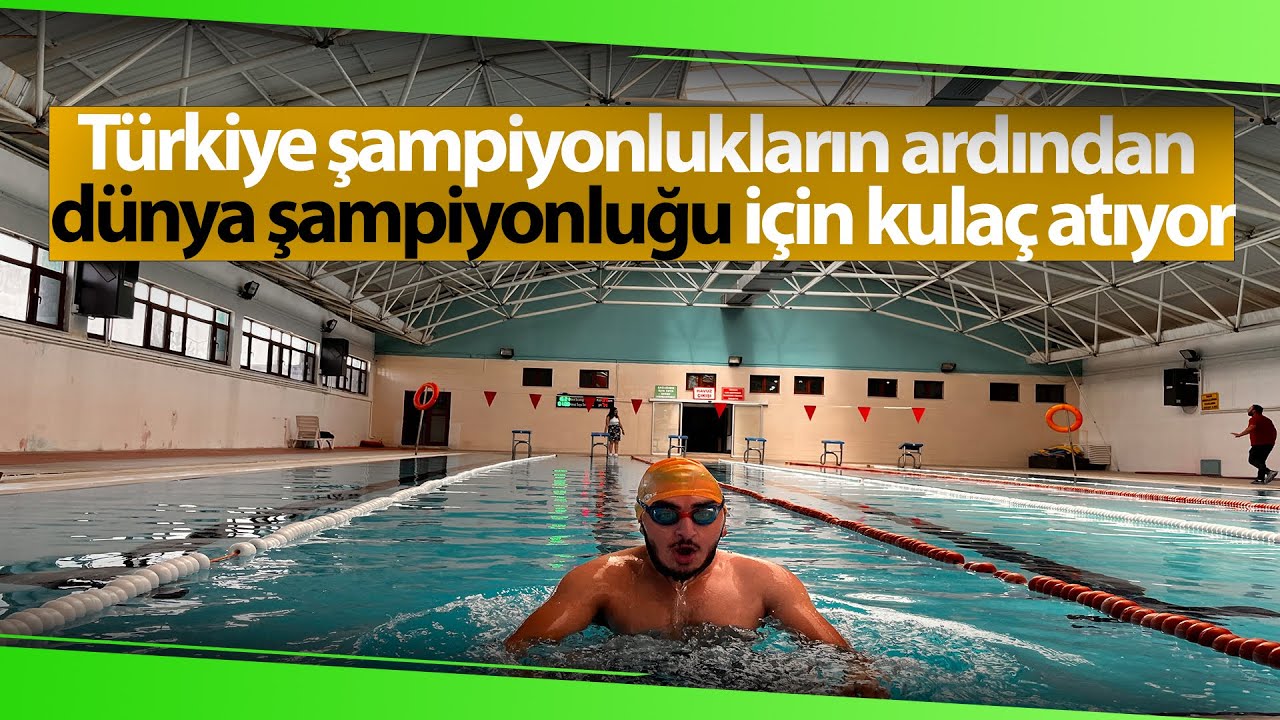 Cam Kemik Hastası Yüzücünün Hedefi Dünya Şampiyonluğu