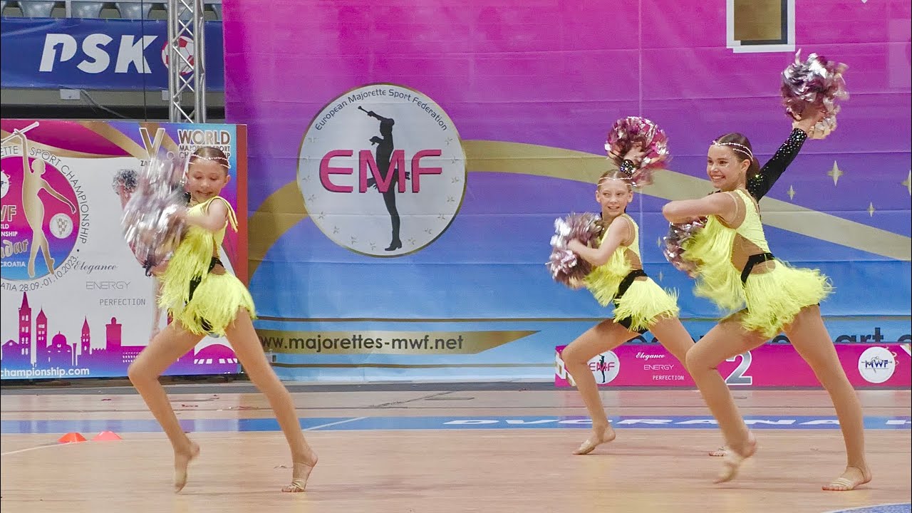Majorettes *LUCKY DANCE*  trio pom - Zadar 2023 Majorette World Championship