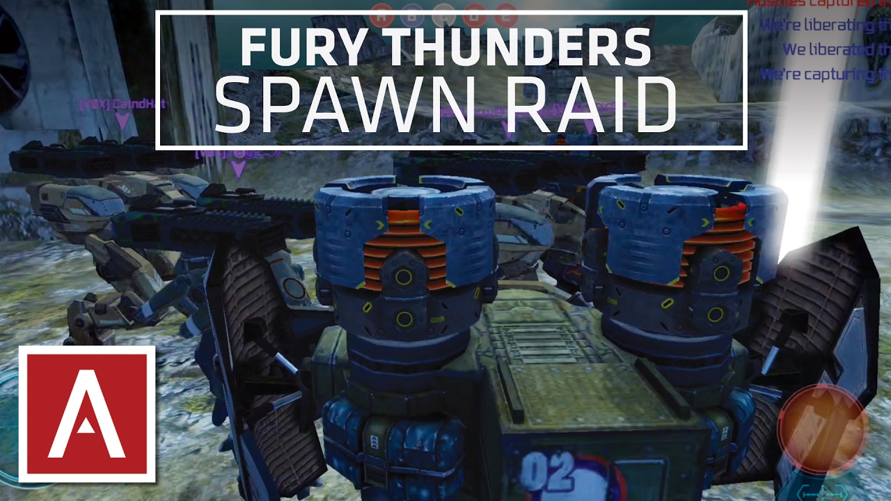War Robots [WR] - Fury Thunders Spawn Raid