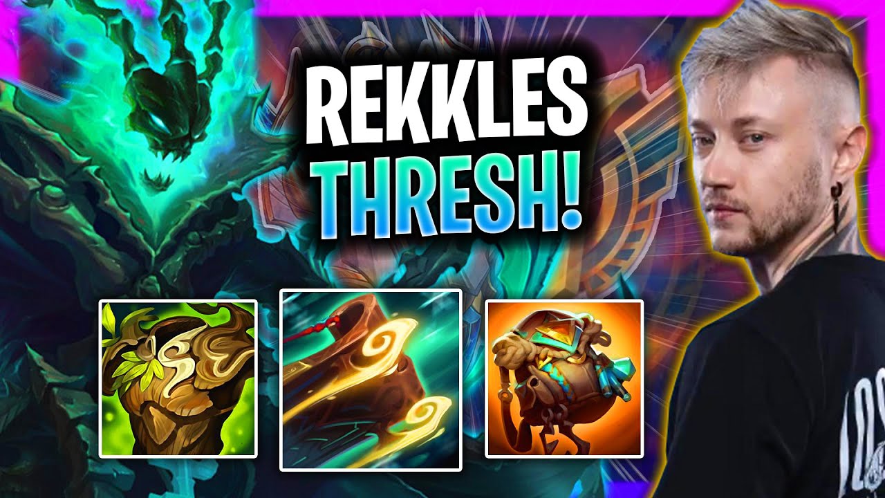 LOS RATONES REKKLES IS INSANE WITH THRESH! | LR Rekkles Plays Thresh Support vs Bard!  Season 2024