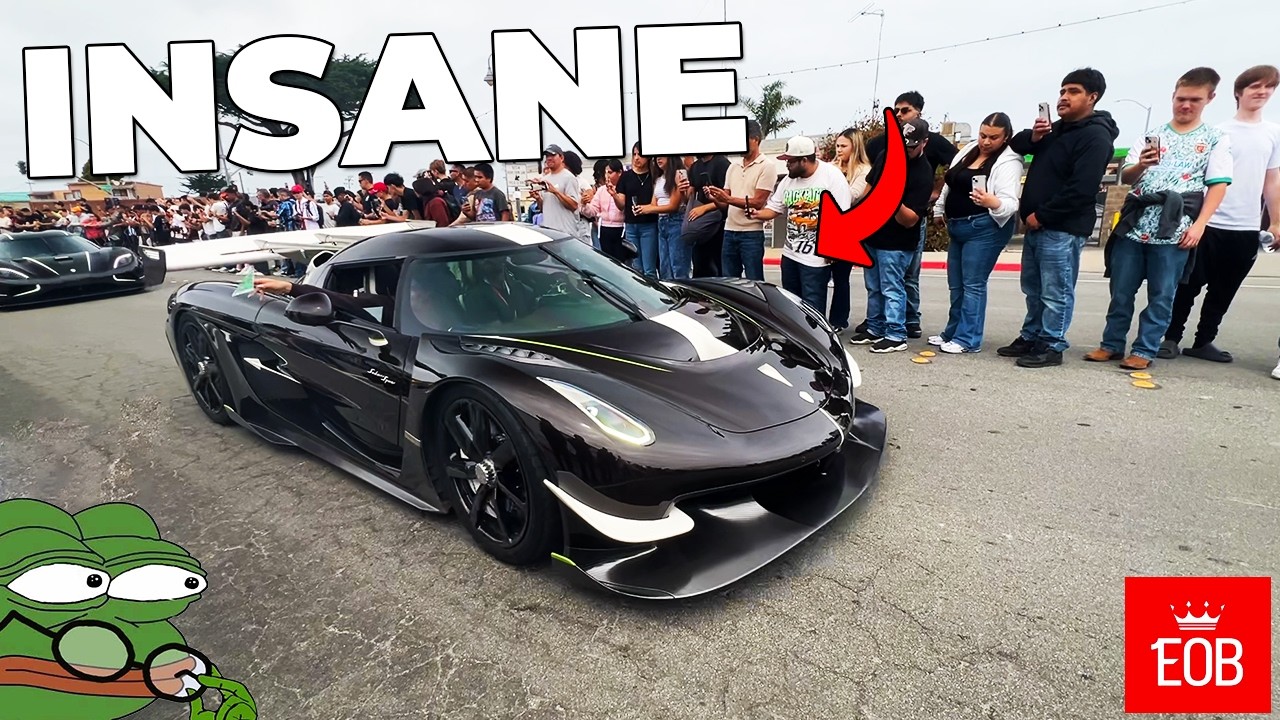 Brand NEW $5 MILLION Koenigsegg Sadair's Spear Arrives! - Monterey Car Week