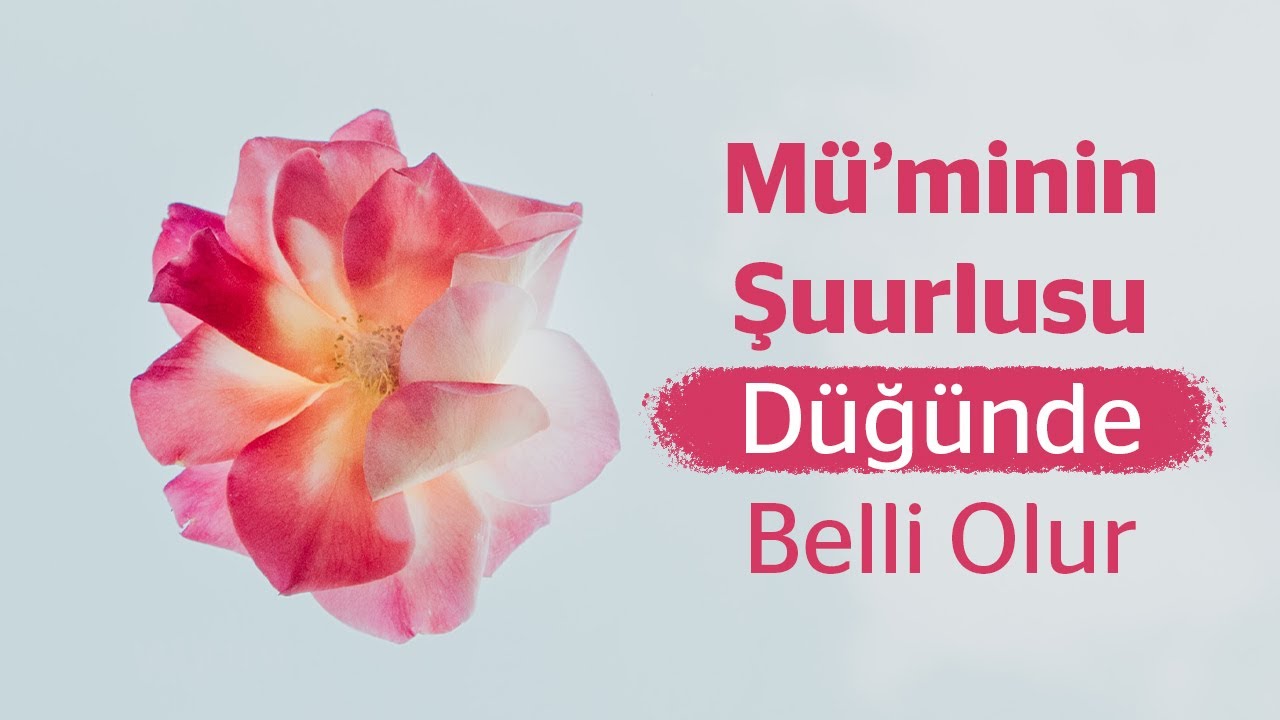 Mü'minin Şuurlusu Düğünde Belli Olur | Nureddin Yıldız