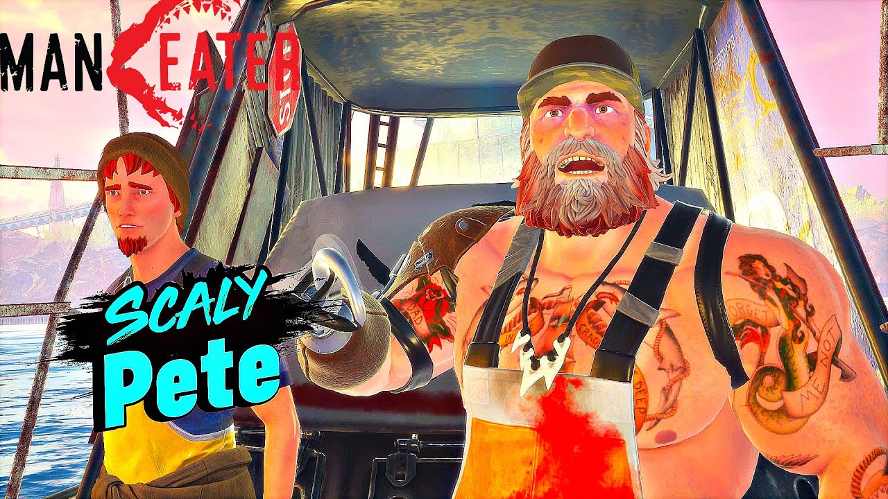 Scaly Pete and Kyle Leblanc Boss Fight #5 - Maneater Game (2020)