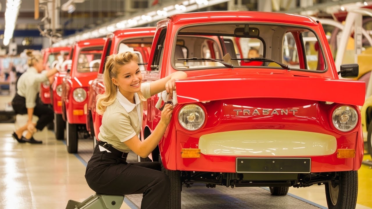 Внутри завода Trabant | Как их производили | Раскрыт производственный процесс