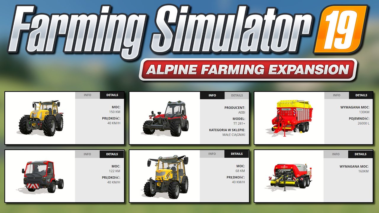 Alpine Farming - zawartość DLC | Farming Simulator 19