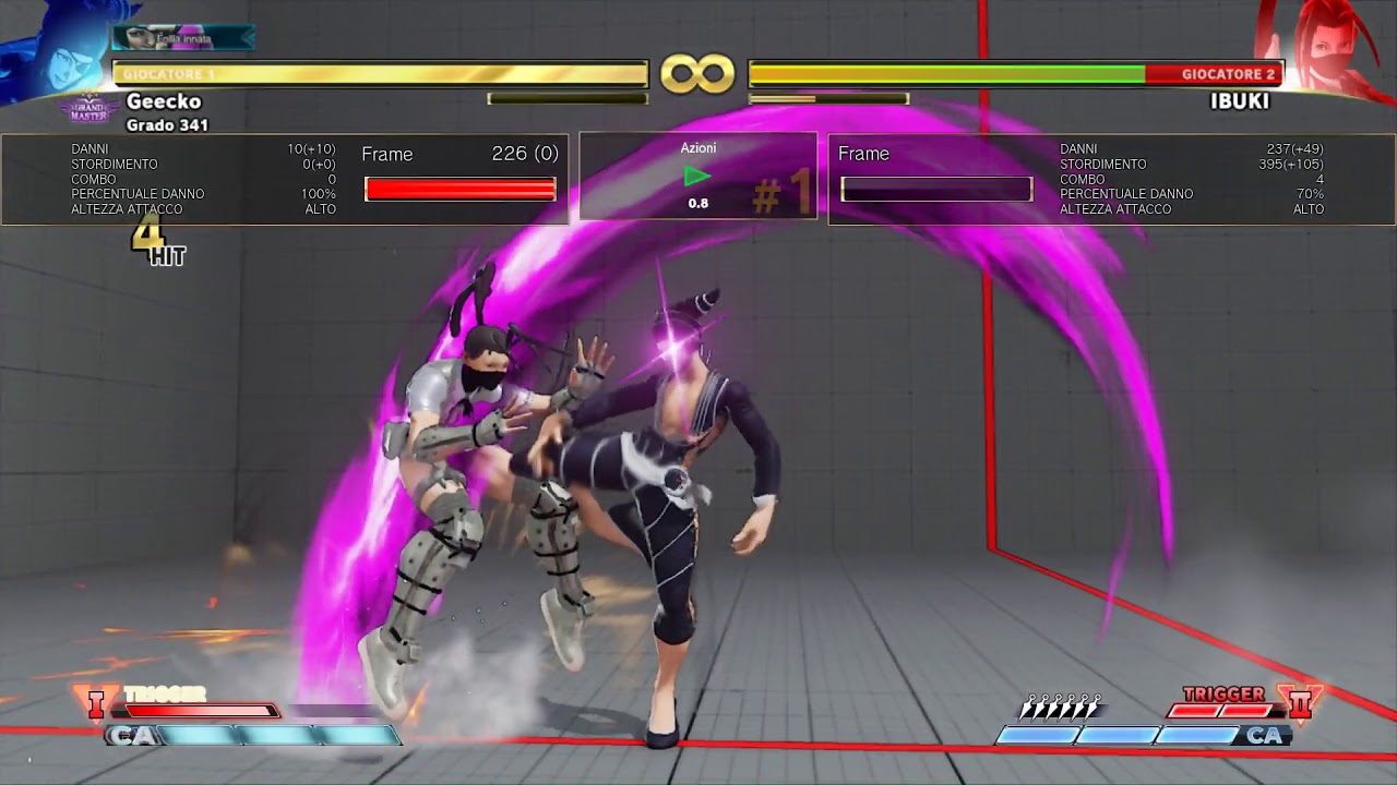 EX DP Punish after Ibuki's trigger - Juri Tech