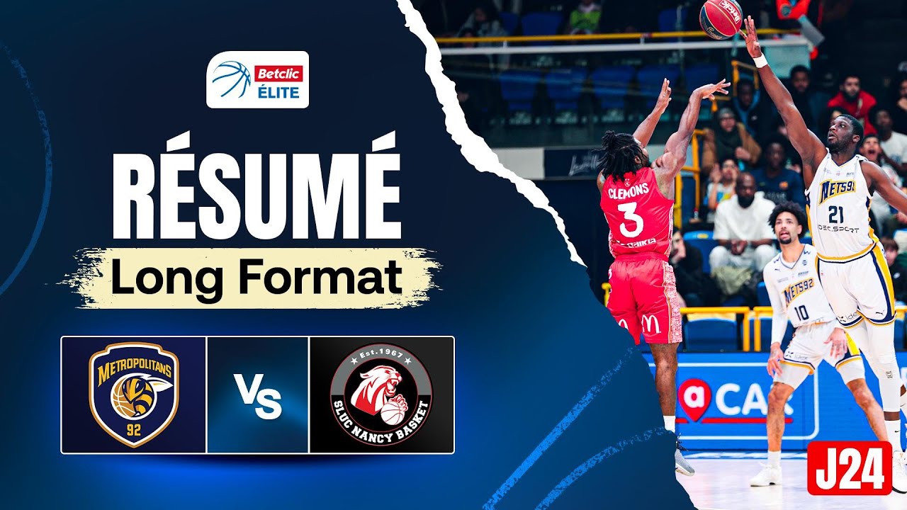 Chris Clemons est COMPLÈTEMENT FOU 🎯 - Boulogne-Levallois vs Nancy - Résumé Betclic Elite J24