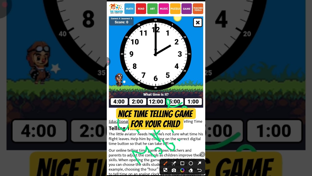 Now Your Child Will Tell the Exact Time #childeducation