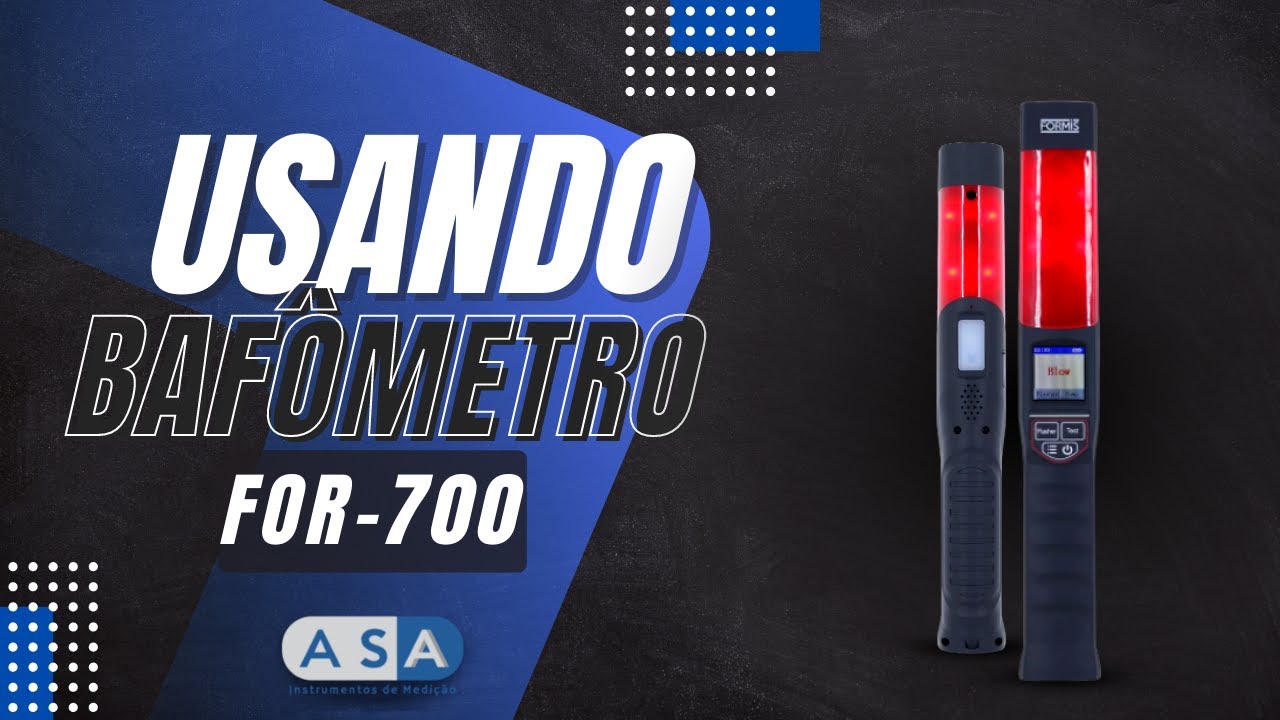 COMO USAR BAFÔMETRO DIGITAL FOR-700 l ASA INSTRUMENTOS