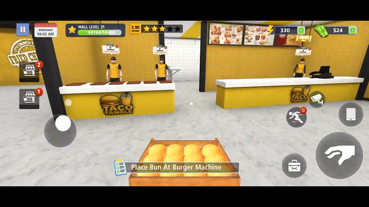 New Update speed up option added Mall fast food Simulator (Android Gameplay)#4