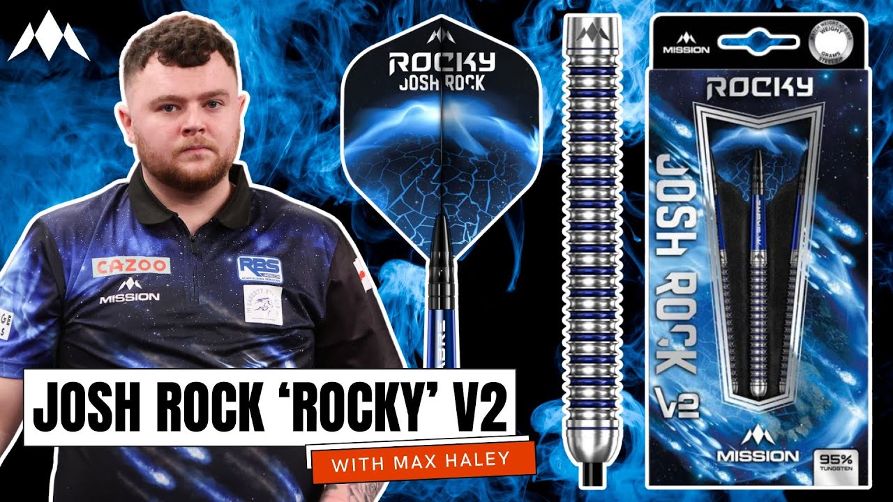 JOSH ROCK 'ROCKY' V2 MISSION DARTS REVIEW WITH MAX HALEY
