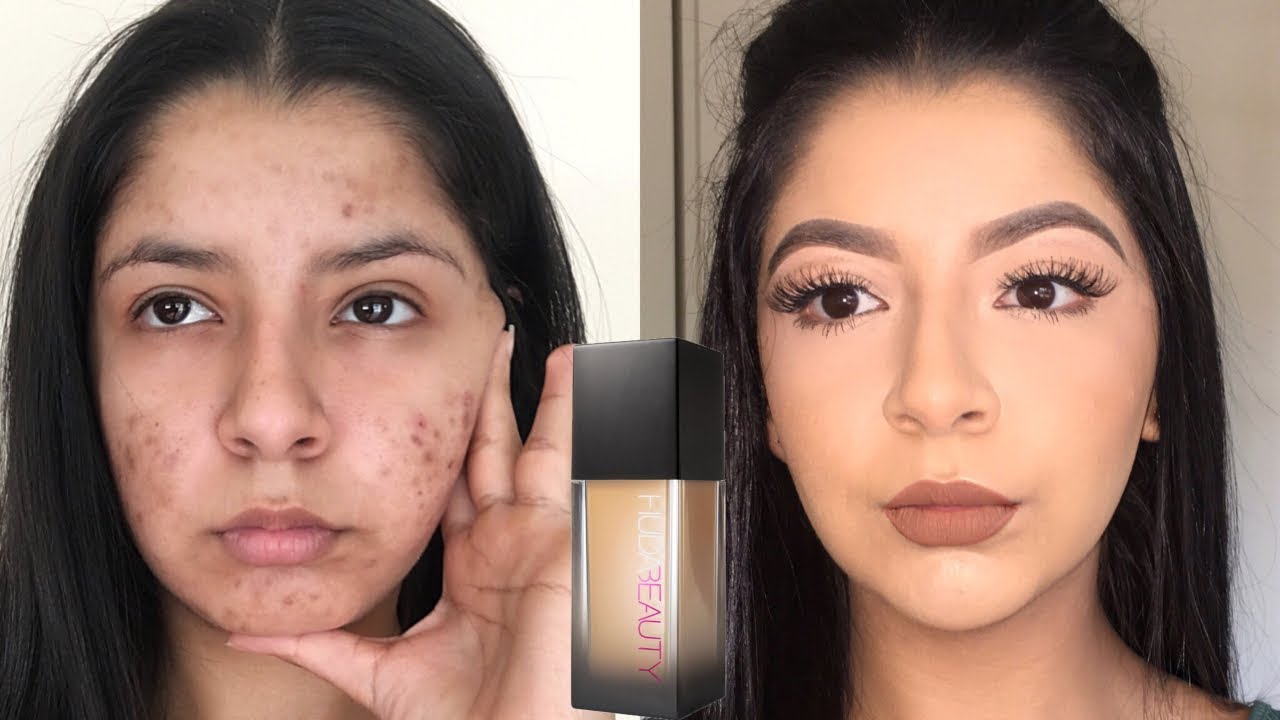 FULL COVERAGE FRIDAY: HUDA BEAUTY #FAUXFILTER FOUNDATION | Zoey