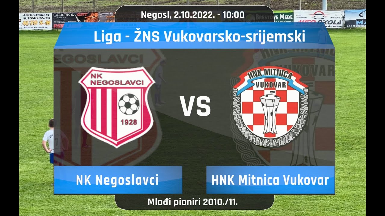 NK Negoslavci - HNK Mitnica Vukovar, 6:1, 5. kolo, Liga - ŽNS VS, Mlađi pioniri 2010./11.