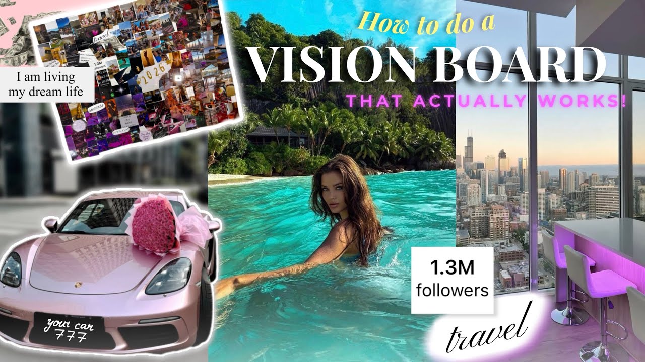 How to do a VISION BOARD that *ACTUALLY WORKS* !  - 2026 | agnesstol