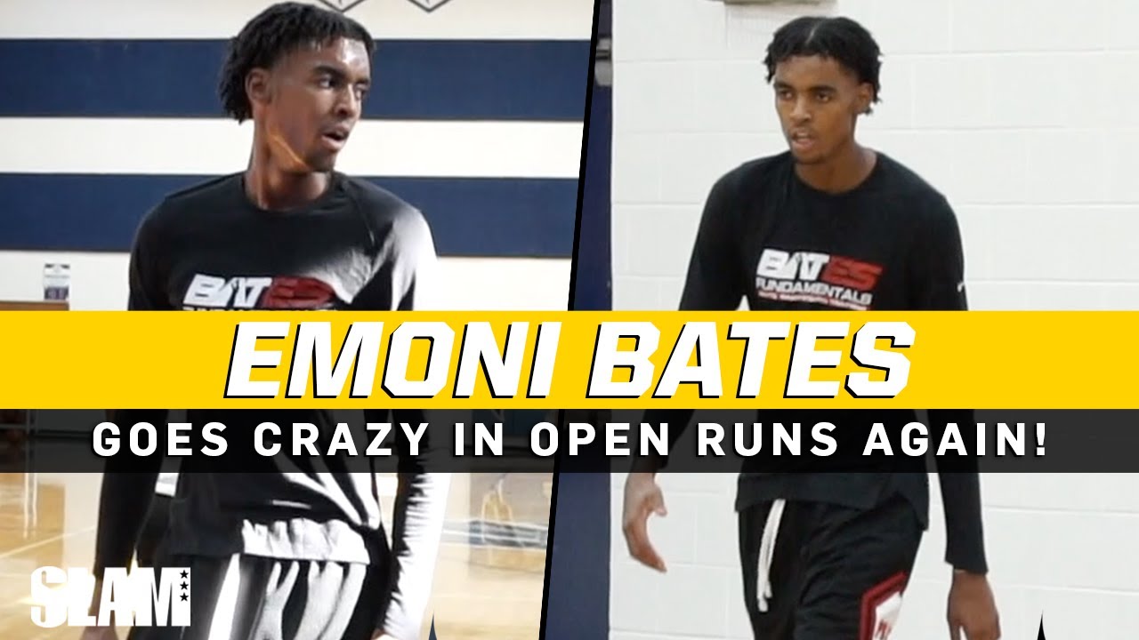 Emoni Bates is back at it‼️ #1 Player Goes CRAZY in Open Runs again 😈