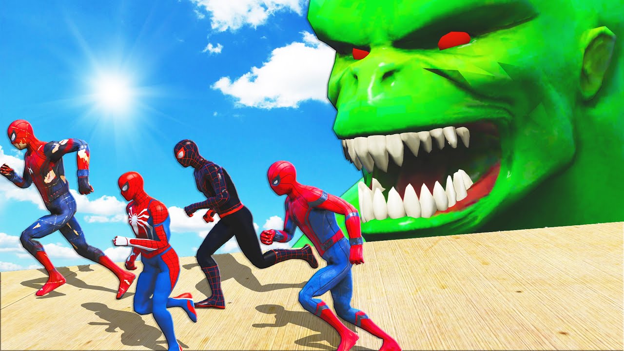 SQUAD SPIDER-MAN vs HULK 2099 - Spiderman, Spider-Man Miles Morales, Spider Man PS4, Injured Spider
