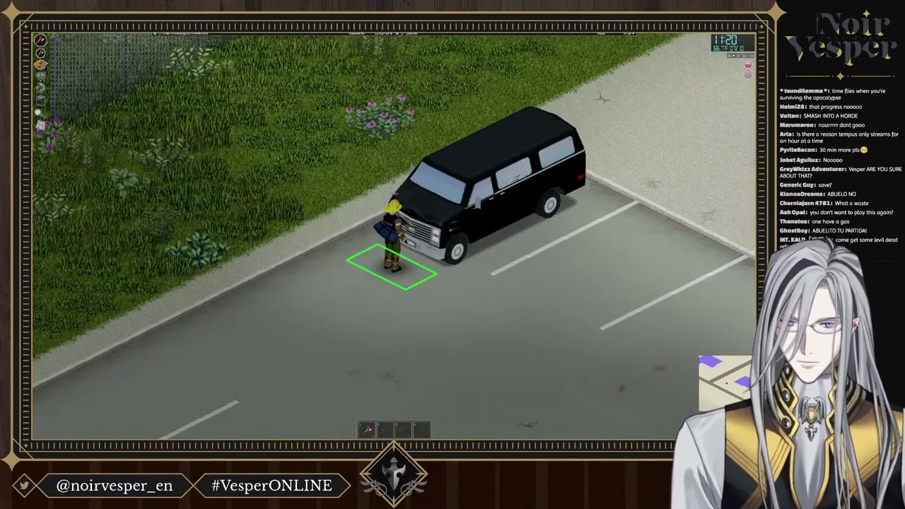 Some Moments from Project Zomboid [Holostars Vesper Noir Clip]